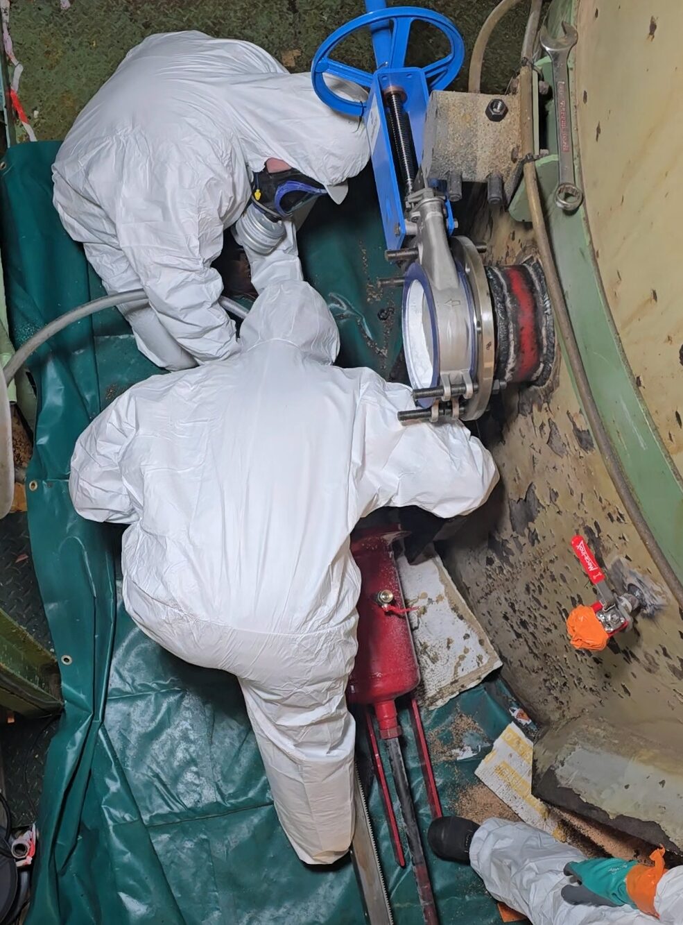 Framatome intervention sur silo en atmosphère contrôlée photo 3