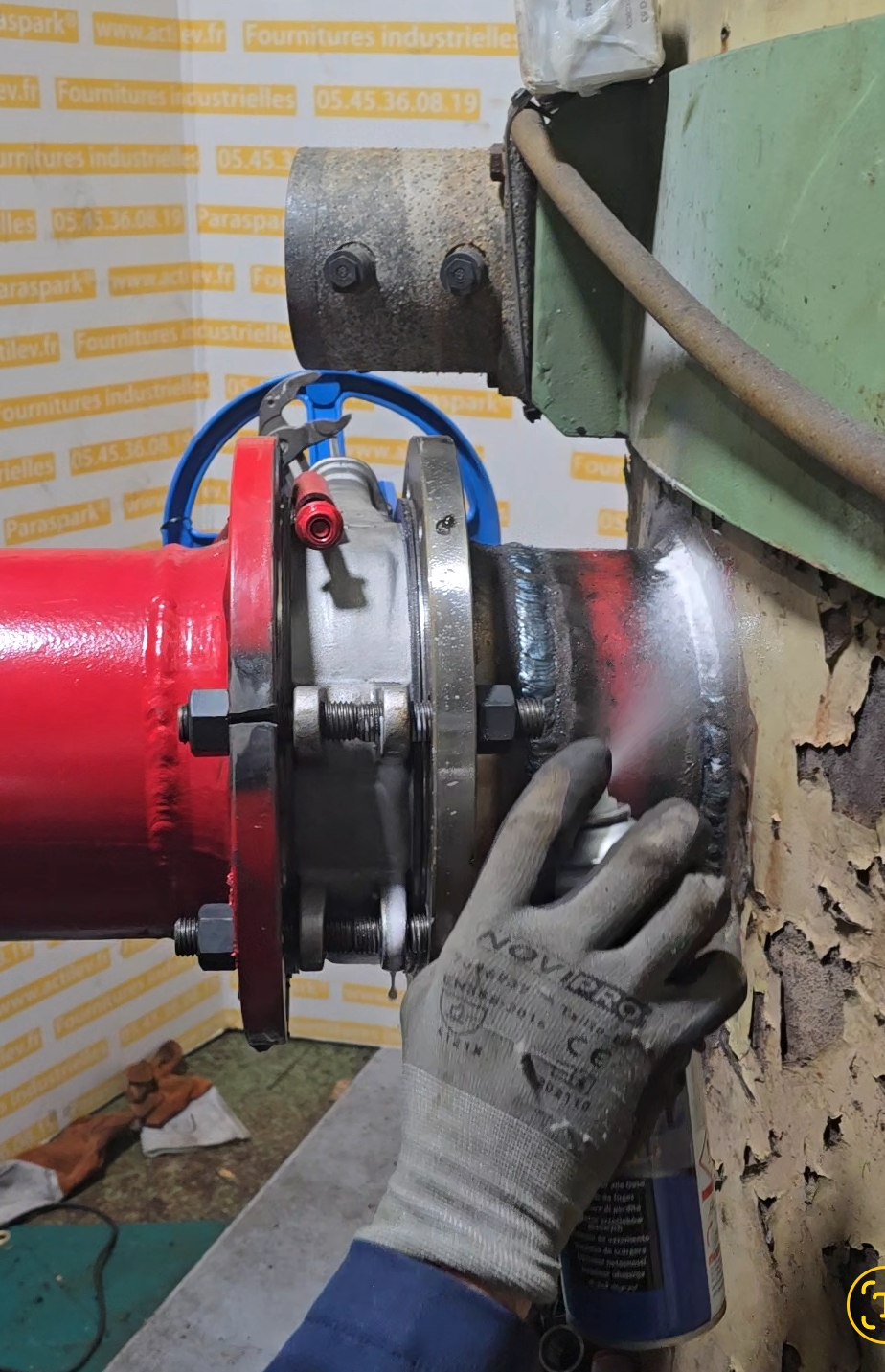 Framatome chantier zone confinée pour hot tapping photo 4